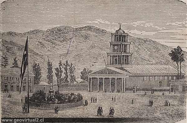 Copiapo, Atacama: La Plaza de Tornero en 1872