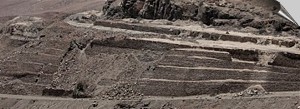 Die Silberminen von Chañarcillo in der Atacama Region, Chile