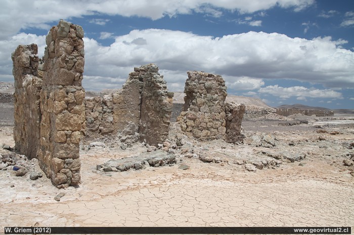 Ruinas de la oficina Salitera Delaware, Desierto de Atacama