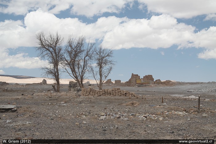 Pueblo de Catalina en el desierto de Atacama, Chile