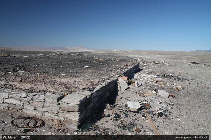 Ruinas de la Estación Refresco en el Desierto de Atacama, Chile