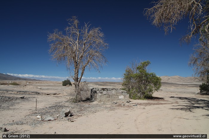 Estación de Agua Verde en el desierto de Atacama, Chile