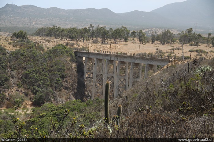 Puente Los Molles o El Chivato - ferrocarril longitudinal del Norte de Chile