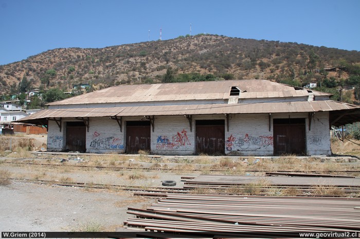 Estación ferrocarril El Melón, Región de Valparaíso, Chile