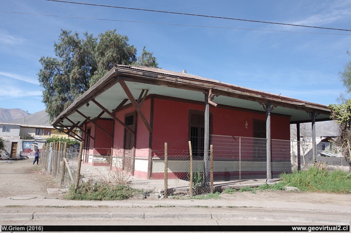 Estación ferrocarril de Vicuña, Region de Coquimbo, Chile