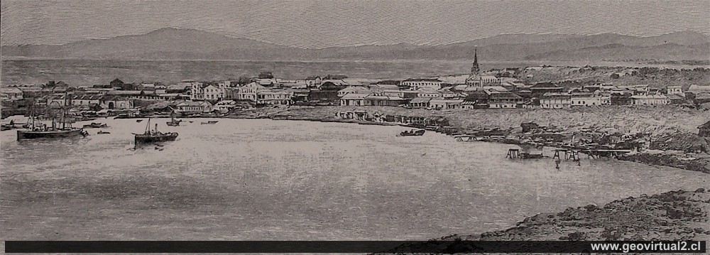 Puerto de Caldera, de Reclus 1895