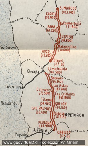 Mapa de Marin 1914 - longitudinal