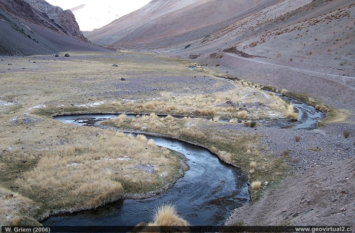 sistemas fluviales: río con meandros