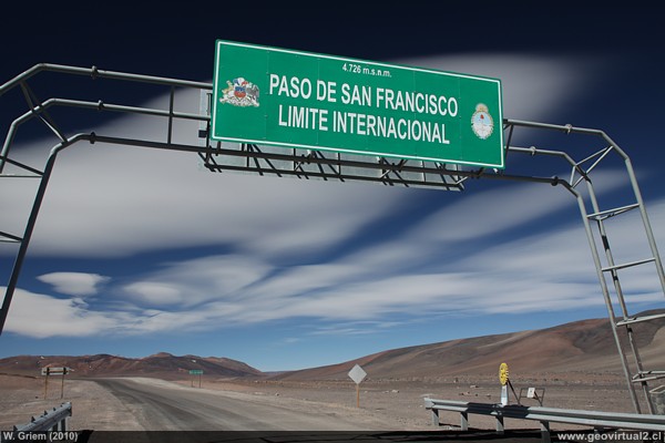 Paso San Francisco entre Atacama y Argentina
