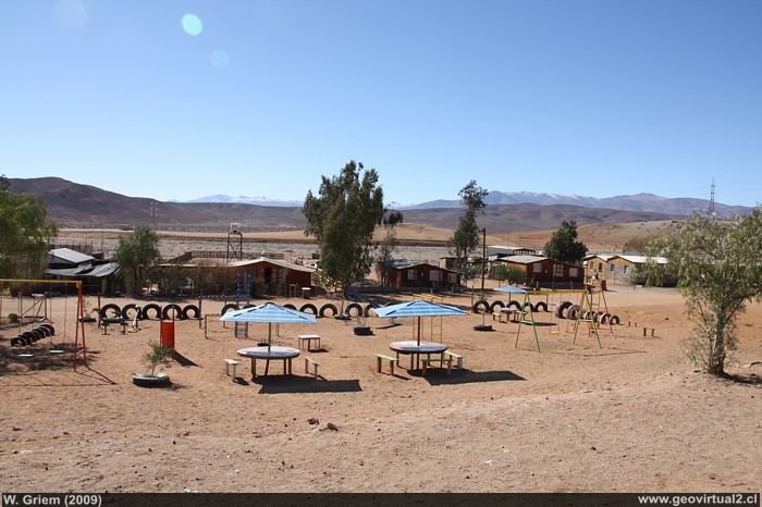 El pueblo Cachiyuyo en la Region de Atacama, Chile