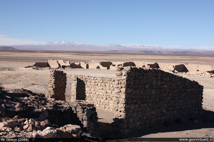 Oficina Severin, en el desierto de Atacama - Chile