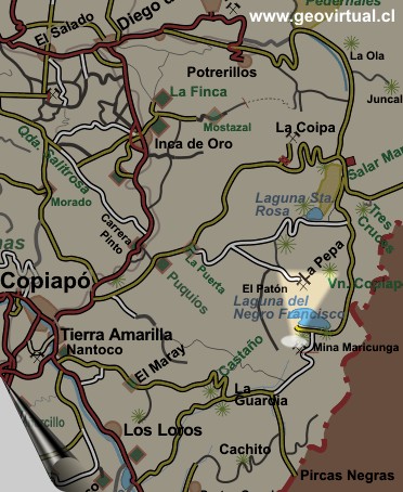Map ofthe area