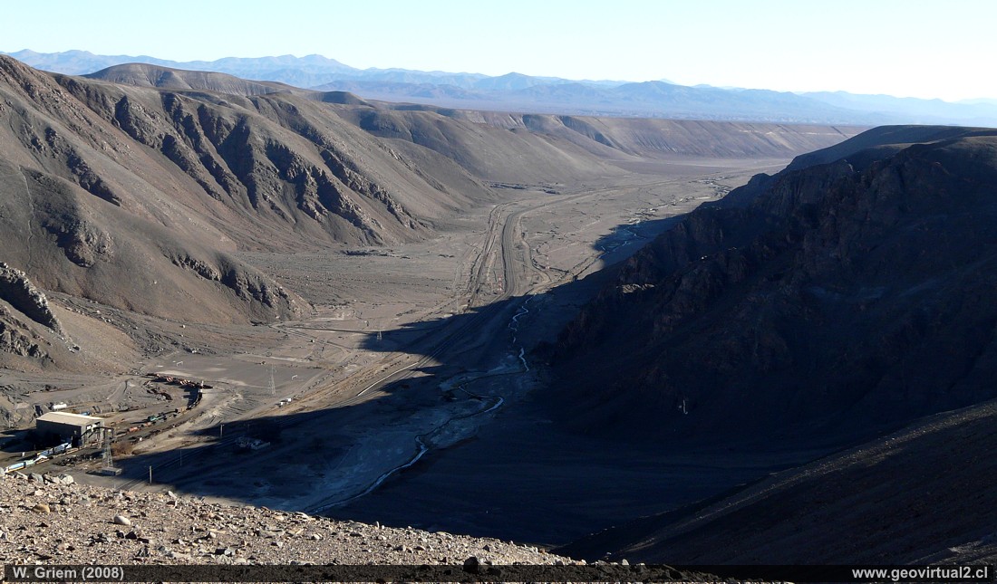 Die Atacamawüste bei Llanta oder Diego de Almagro