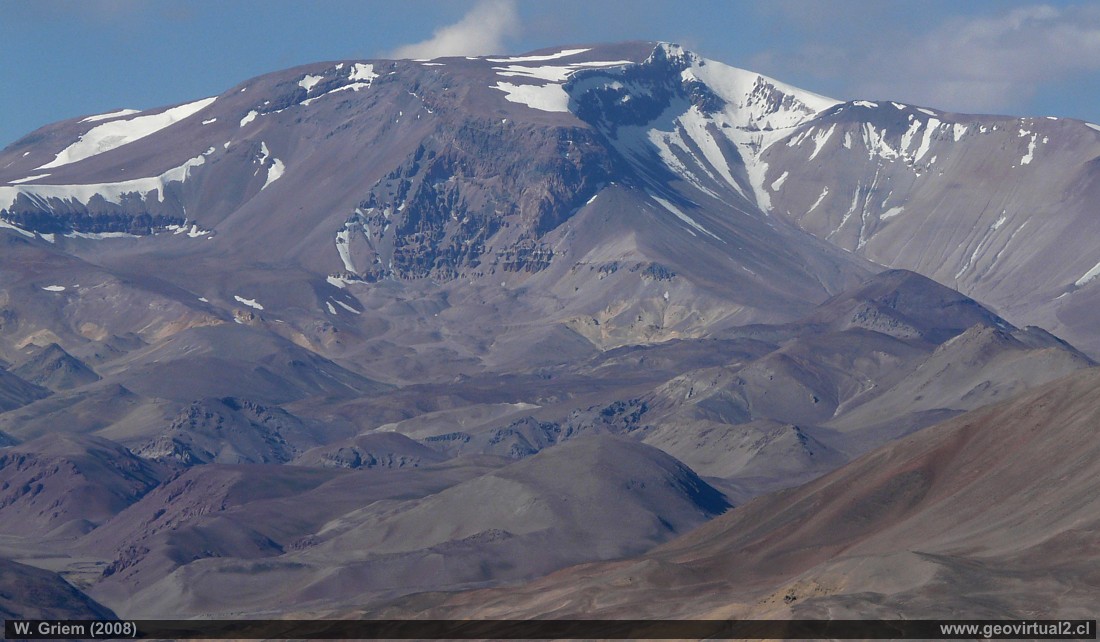 Nevado Jotabeche from Pircas Negras, Atacama desert, Andes of Chile