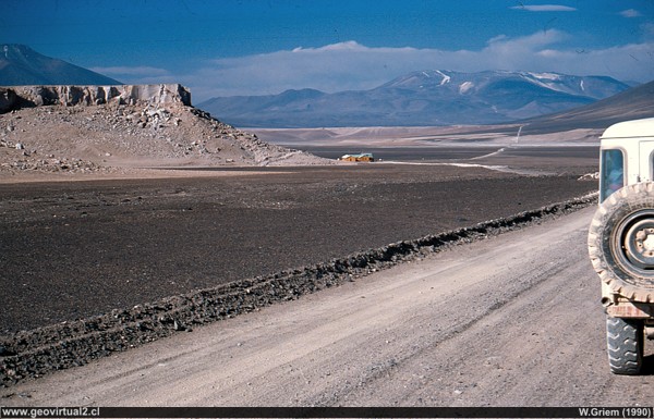 Atacama, camino Internacional en 1990