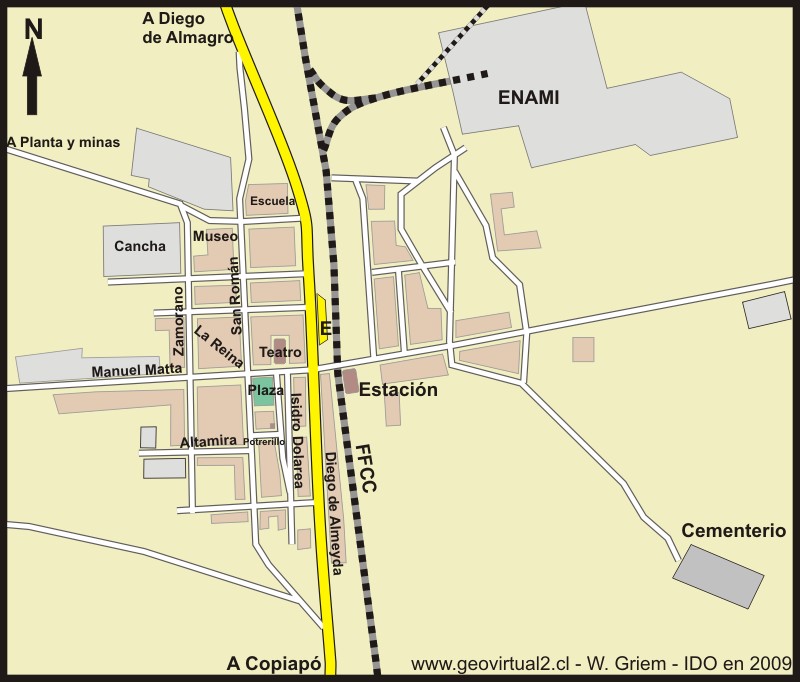 Inca de Oro - street map