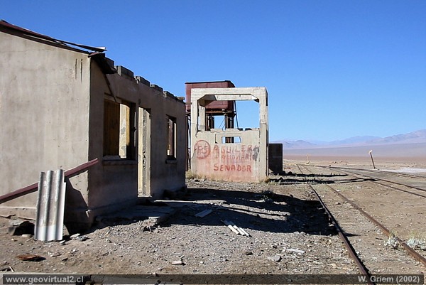 Ferrcorrales en Atacama: Estacion de Carrera Pinto