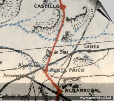 Carta de 1914 - estacion Punta de Diaz