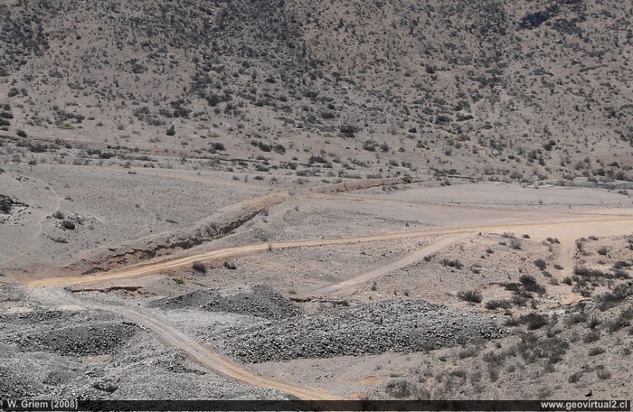 Línea ferrea de la mina Coquimbana de Astillas de Atacama