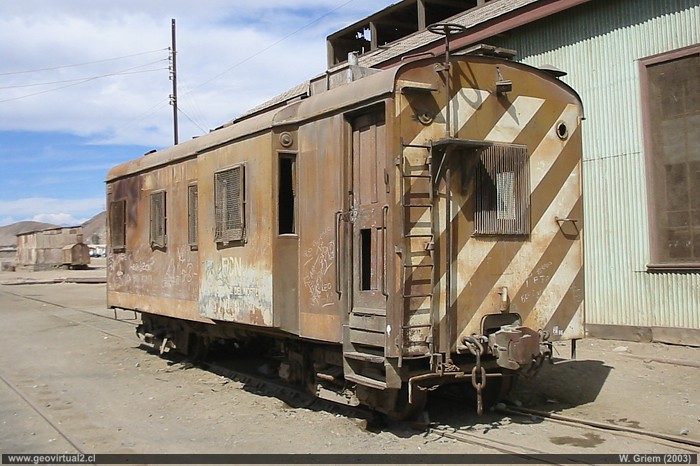 Bahnhof von Diego de Almagro, Atacamawüste - Chile