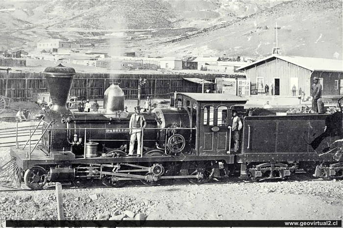 Estación de Chañarcillo en 1864