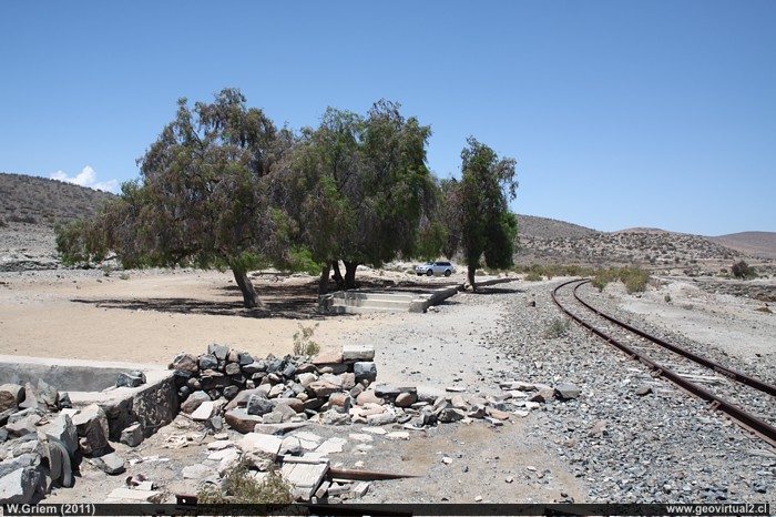 Estación ferrocarril en Atacama: Desvío Agua Amarga de la linea longitudinal
