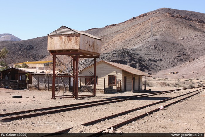 Estación Ferrocarril de Incahuasi, Región de Atacama, Chile