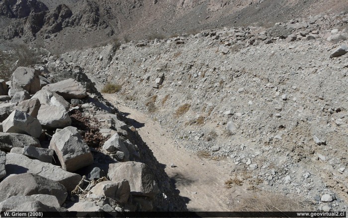 Linea ferrea levantada a Los Loros, Region de Atacama - Chile