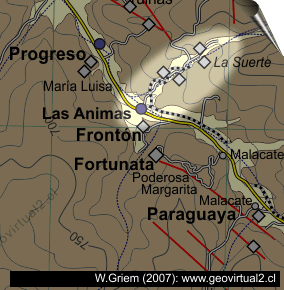 Carta ramal de Animas a mina Suerte, Atacama