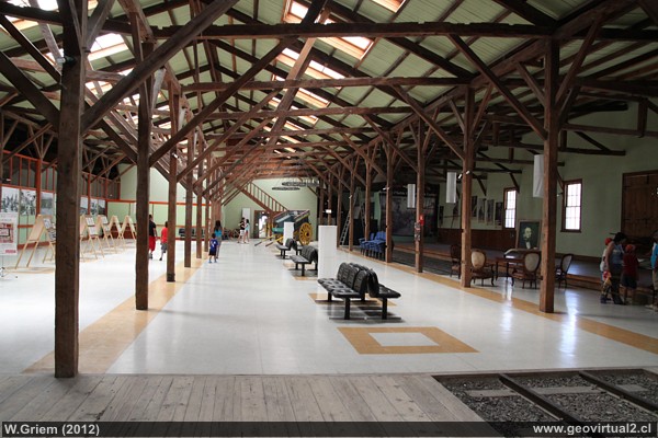 Photo: The former Caldera Railway Station (Atacama Region) currently carries out countless cultural activities.