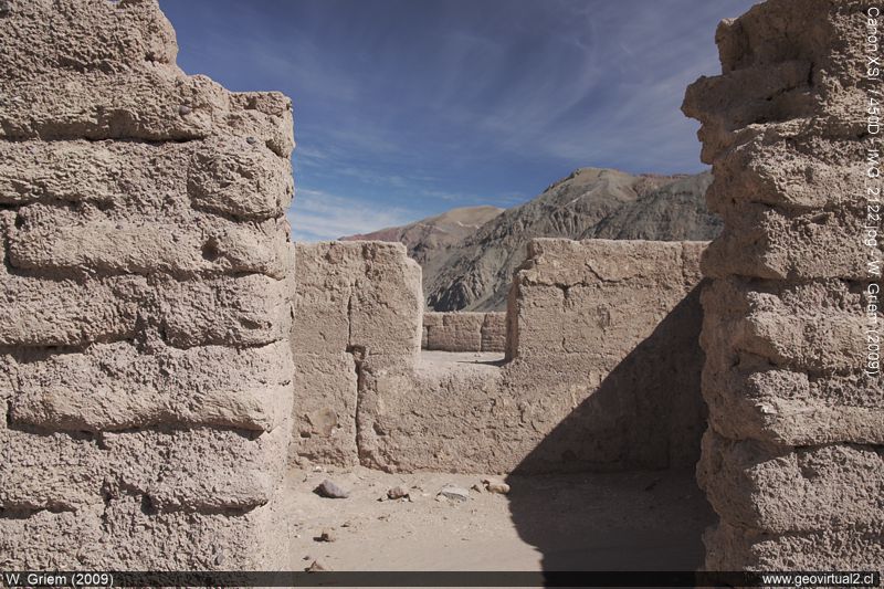 Puquios - eine verlassene Bergbau Siedlung in der Atacama Wüste, Chile