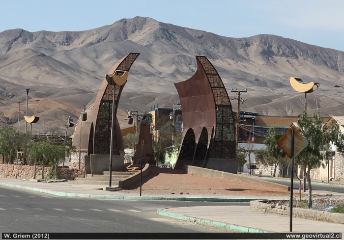 Plaza Square of Diego de Almagro, Atacama Region - Chile 