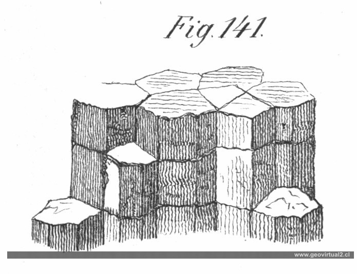 De la Beche (1852): Basalt Säulen