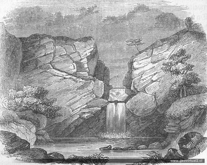 Burmeister, 1851: Cascada y erosión