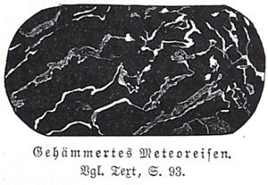 Meteorit angeschliffen