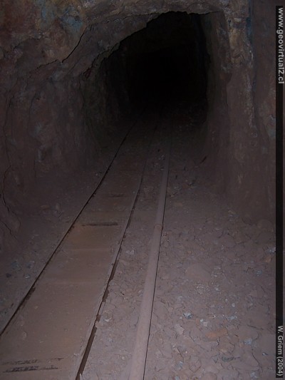 Interior de la mina La Manda, Region de Atacama - Chile