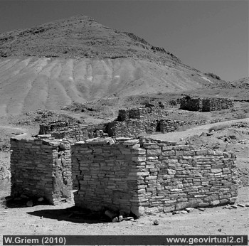 Ruinas de Lomas Bayas en Atacama, Chile