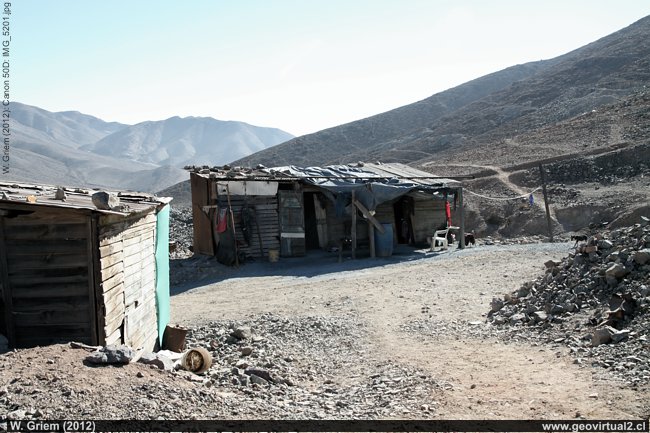 Campamento de la mina San Francisco en Atacama, Chile