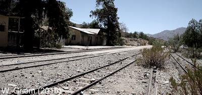 Linea férrea en la Región de Coquimbo, Chile