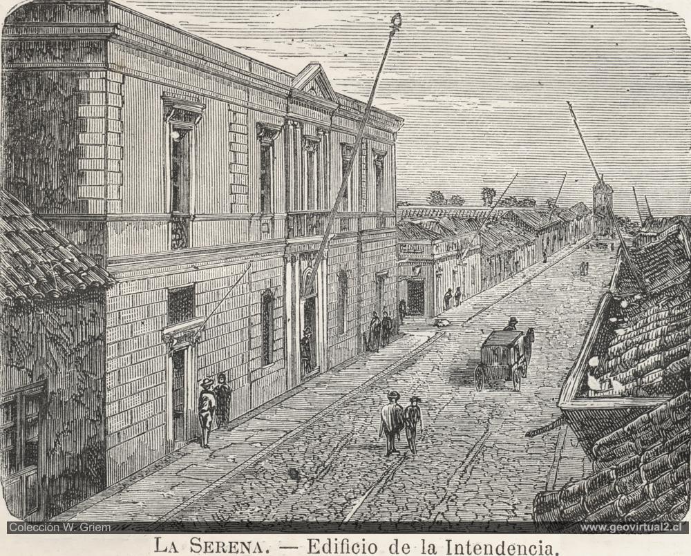 Edificio de la Intendencia de La Serena, Tornero, 1872